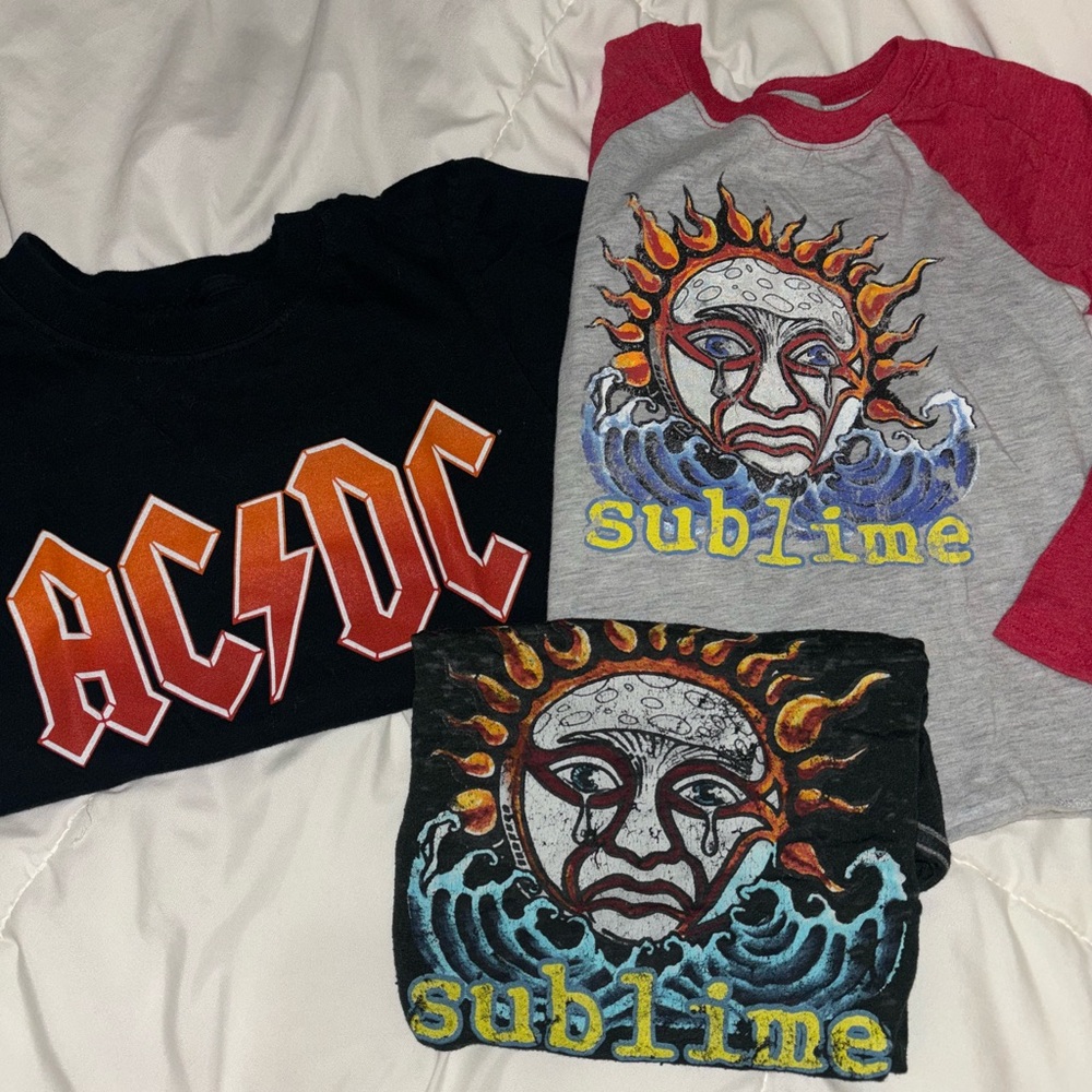 Toddler Rock Shirt Lot (3)